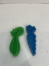 Vintage 1972 Mattel 2 Tuff Stuff Plastic Play Food Grocery Toys