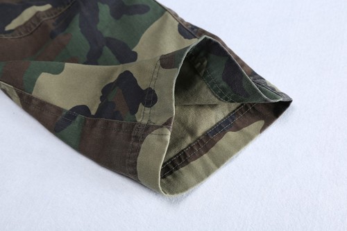Boys Girls Kids Teens Paratrooper Fatigue Scout Camp Woodland Camo Cargo Pants - Picture 8 of 13