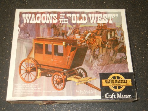 Stage Coach Wagon Masters Wagons of the Old West Wood Model Kit | eBay