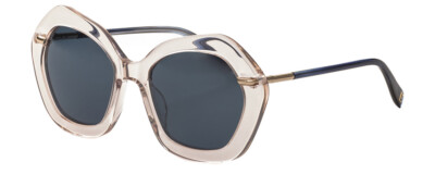 Elton John Light Blue Square Sunglasses for Women- box cloth SOA included Elton John A-LIST Women Polarized BIFOCAL Sunglasses Pink  main image 4