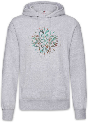 Tattoo Abstract Hoodie Pullover  Random Abstract Art Colourful Forms Oldschool