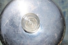 Vintage Insulated Aluminum Pot Pan Lid with Clear Plastic Knob, 7” FREE SHIP!