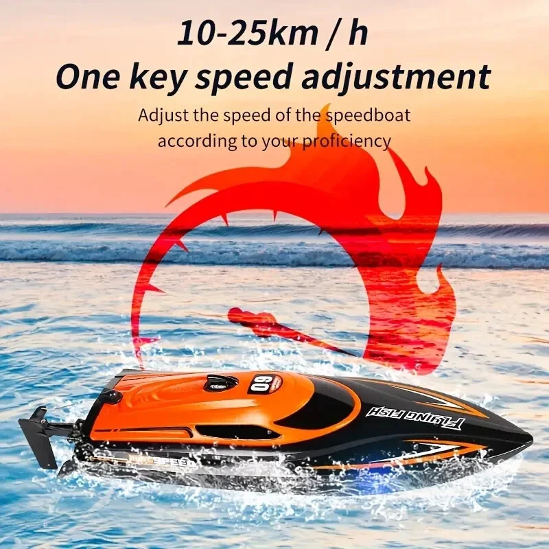 2.4G Speed Remote Control Motor Speedboat - Up to 25km/hr, - Image 4 of 4