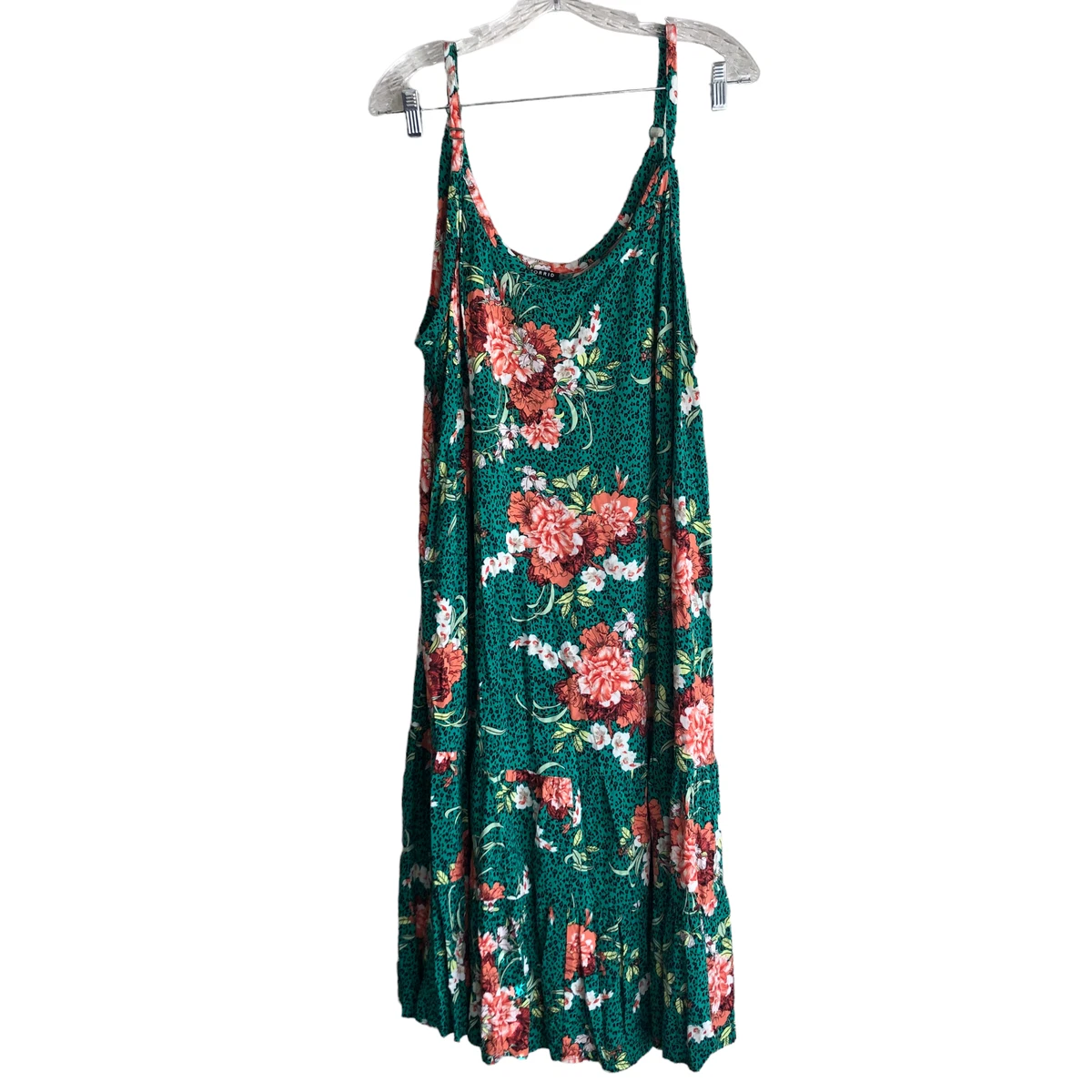 Torrid Women's A Line Cami Dress Size 3 Floral Leopard Print