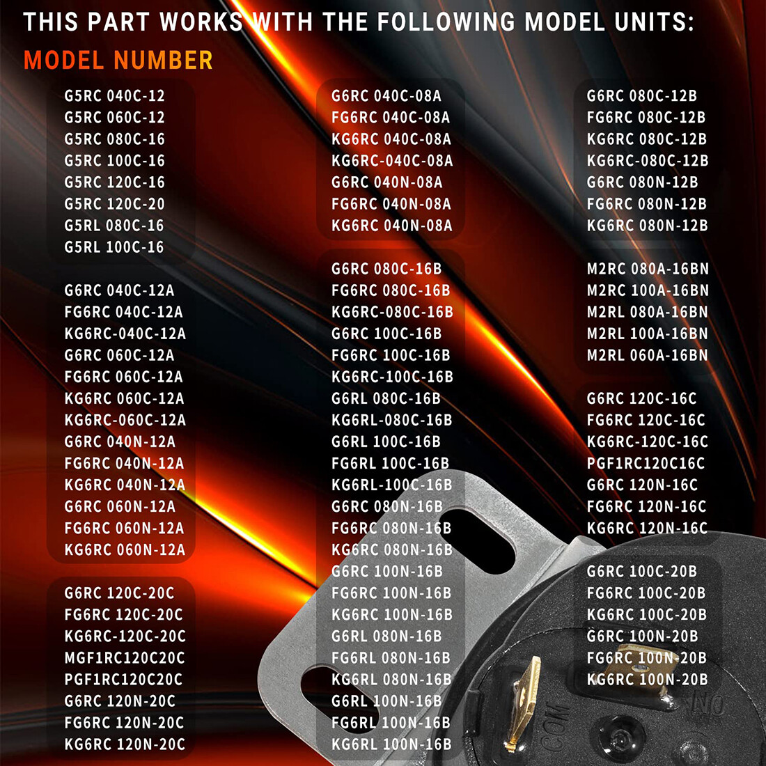 For Nordyne, Intertherm, Miller, Gibson Gas Furnace Air Pressure Switch 632444