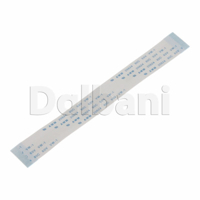 White Flex Cable FFC Flat Flexible Ribbon 0.5 Pitch 30 Pin 130 mm Type A