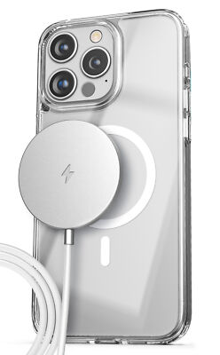 iPhone 15 Pro Max Phone Case Wireless Charger (Compatible with