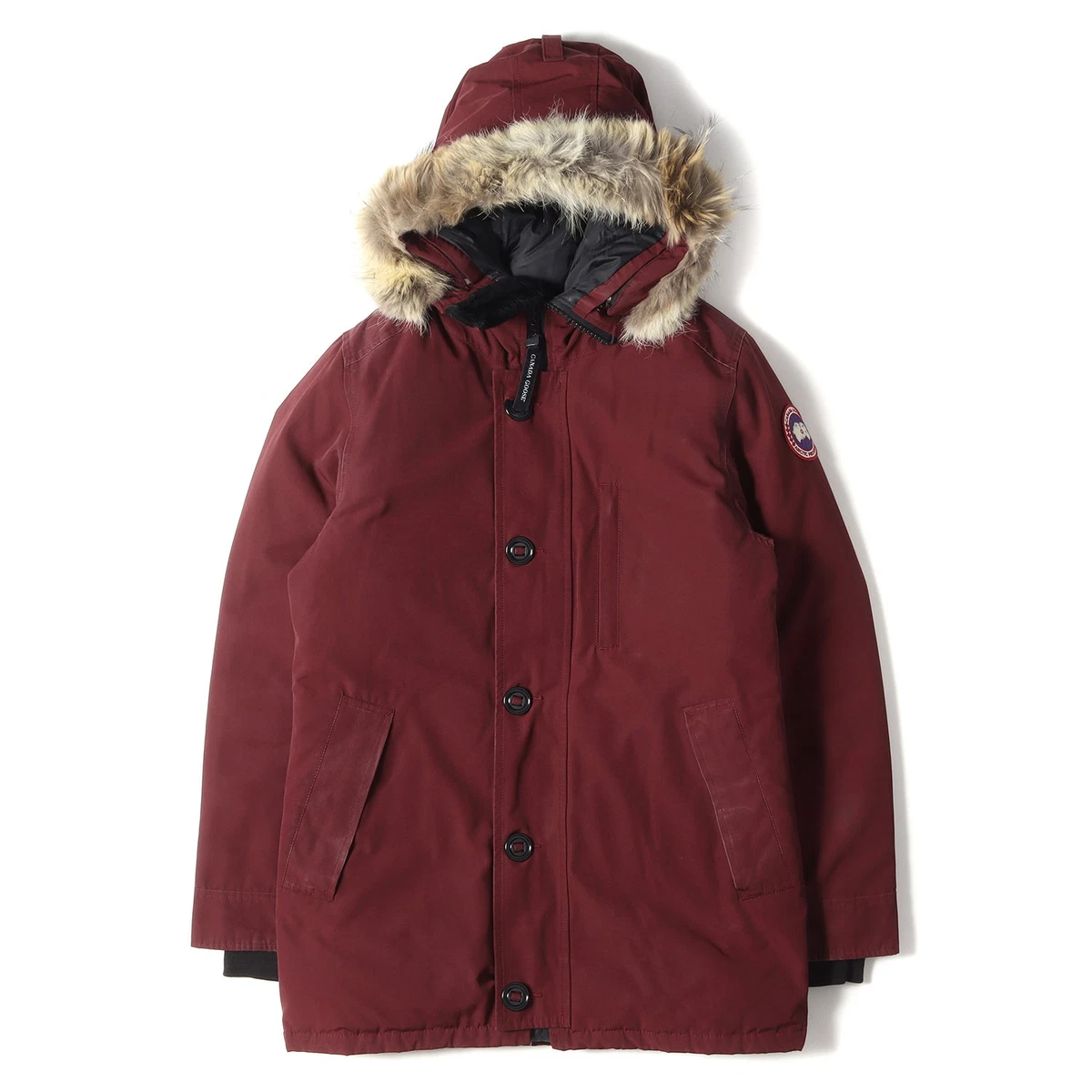 CANADA GOOSE Jasper Parka 3438JM Down Jacket Size M Bordeaux