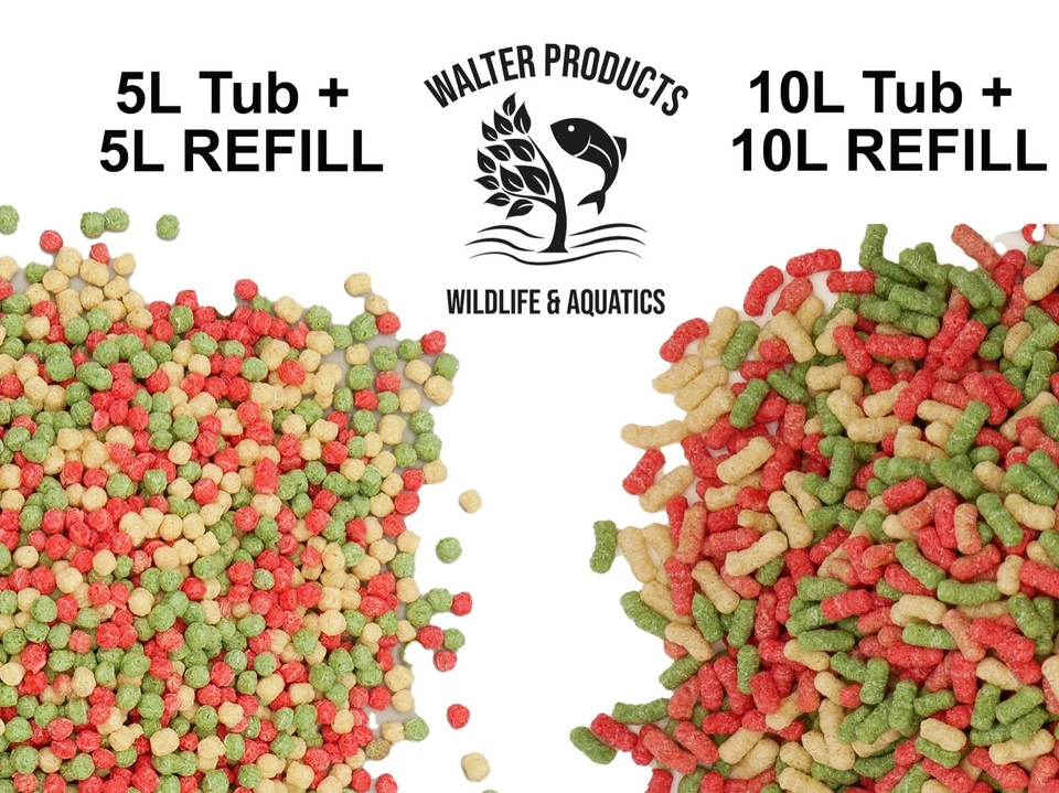 Premium Floating Sticks / Pellets Coldwater Fish Food Koi Carp Goldfish
