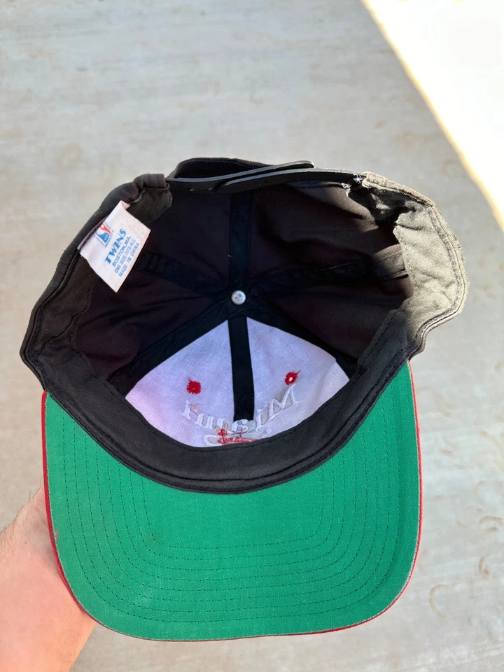 Gorra snapback vintage bordada con logotipo Miami Heat de la NBA Foto 4 de 4