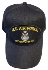 U.S. AIR FORCE SECURITY POLICE Military Ball Cap - Black