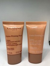 Clarins Extra Firming Day Night Wrinkle Control Firming generating0.5oz each New