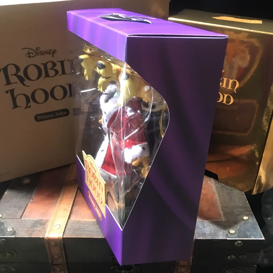 Figura Super7 Disney Ultimates Serie 1: Robin Hood: Prince John Sin usar, en caja Foto 4 de 4
