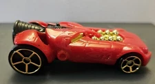 McDonald's Hot Wheels ROCKETFIRE Red Race Car Happy Meal Toy 2009 #2 