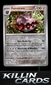 Reverse Holofoil Forretress 140/182 Uncommon SV10: Destined Rivals NM