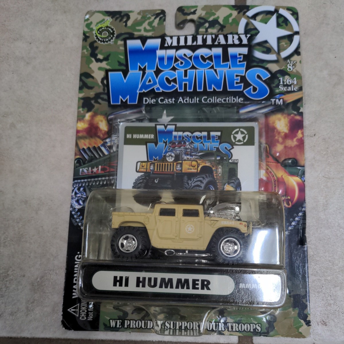 Military Muscle Machines DieCast Adult Collectible H1 Hummer 1/64