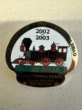 CALIFORNIA STATE RAILROAD MUSEUM Likly Belle Walt Disney backyard railroad PIN