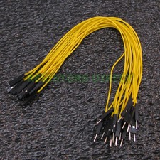 20x 20cm DuPont Yellow Male - Female 20pcs Breadboard Jumper Wire Arduino Pi W20