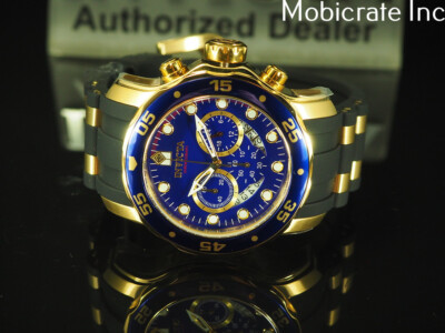 NEW Invicta Men's 48mm PRO DIVER SCUBA Chronograph Gold Tone SS