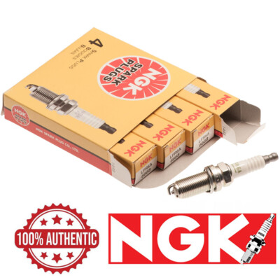 4 Pack NGK Spark Plug Set 6668 LFR6A for Yamaha HO & SHO VX FX FZR FZS VXR VXS