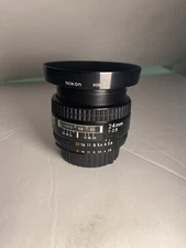 Nikon AF Nikkor 24mm f2.8 Lens Metal Hood HN-1 Made In Japan