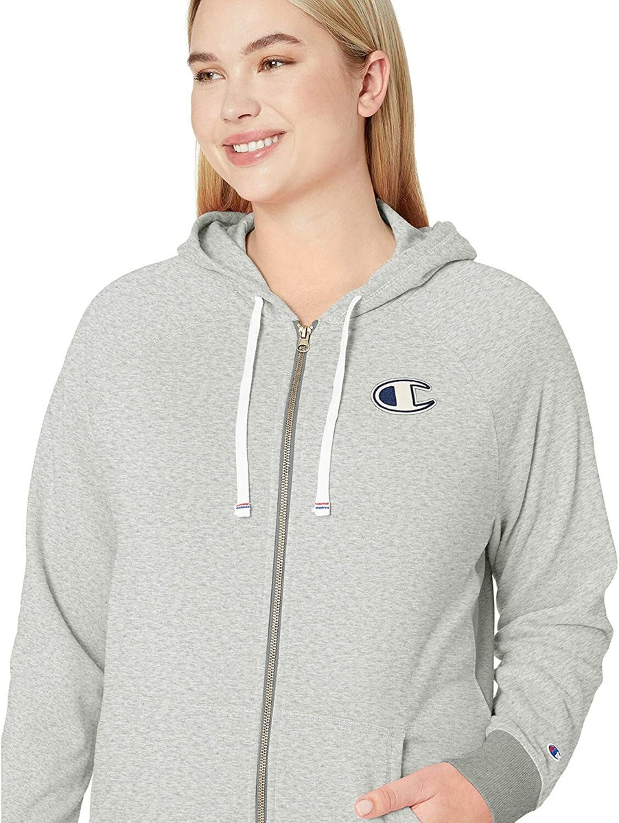 Champion Women's Heritage French Terry Zip Hoodie Oxford