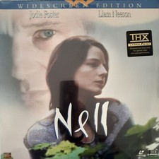 NELL WIDESCREEN 1994 LASERDISC, JODI FOSTER, LIAM NEESON, THX SURROUND SOUND