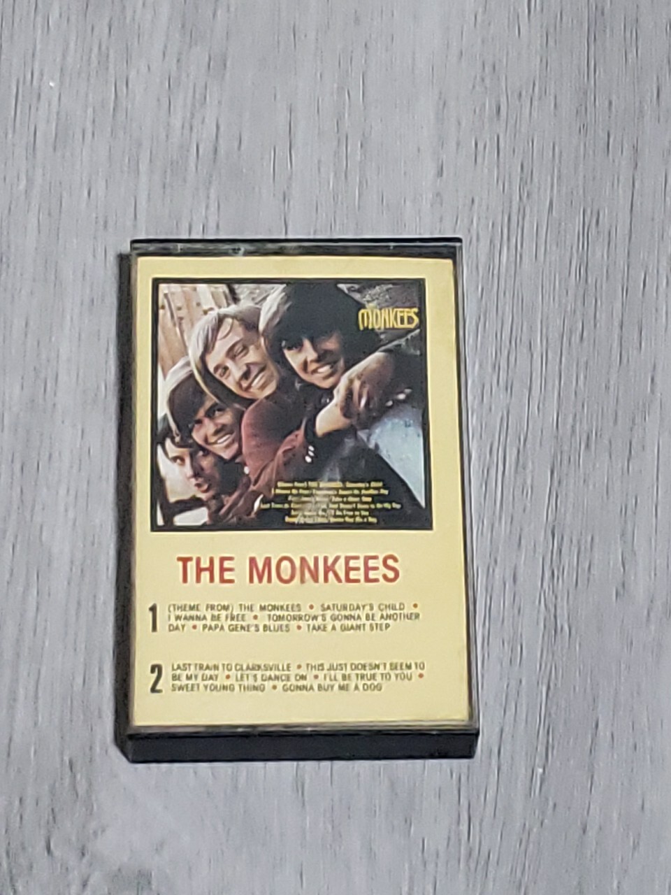 The Monkees Self Titled Cassette Tape Used Complete Inserts Vintage Music Player