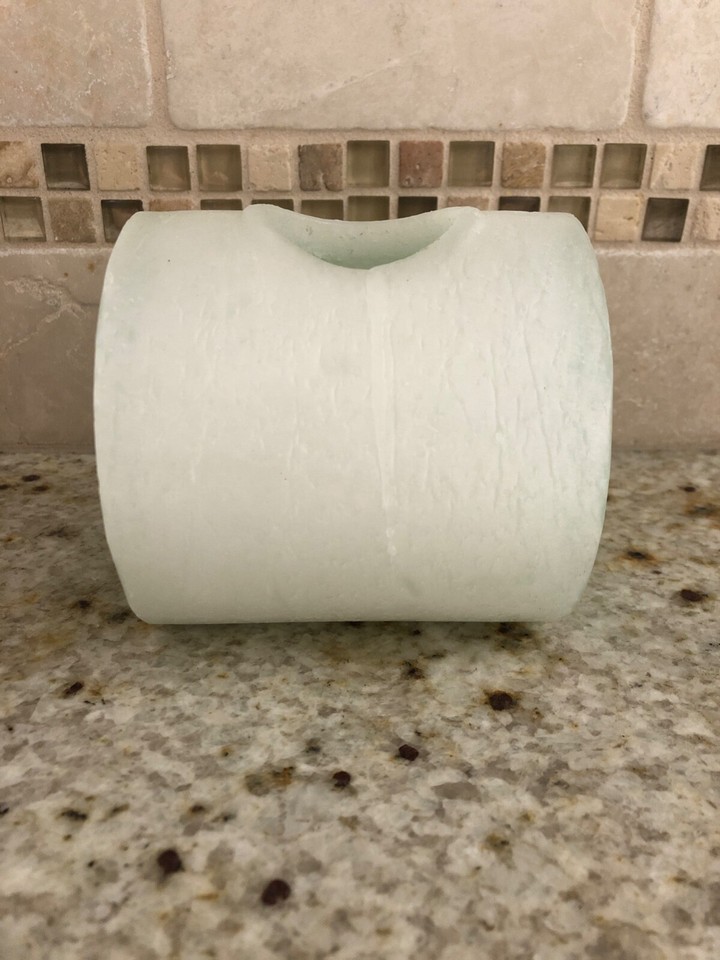 Bullfrog Light Co Christmas Santa Claus Log Candle Used eBay