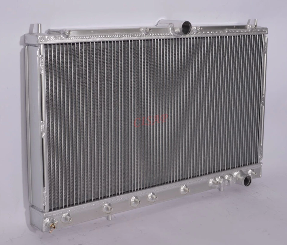 2Rows All Aluminum Radiator For Dodge Stealth 3.0L 1991-1996 MT 1992 1993 1994 - Image 4 of 4