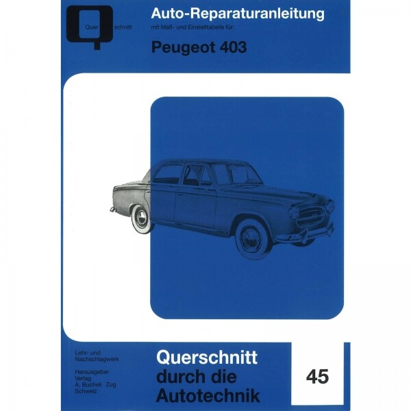 Thumbnail - Peugeot 403 (1955-1967) Reparaturanleitung Bucheli Verlag