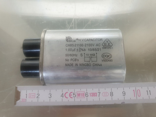Mikrowellen Hochspannungskondensator 1uF, Bicai CH85 21100 10/85/21 Mikrowelle