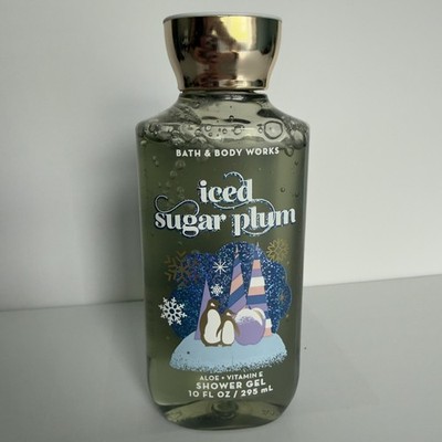 Bath & Body Works  Iced Sugar Plum Shower Gel 10 oz fl /295 ml NEW 