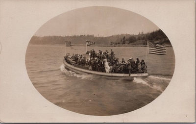 #ad #ad Steamer Rose of Portland Excursion Boat Oregon River RPPC 1910 Postcard $19.99