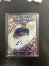 2023 Bowman Inception Primordial Prospects Gold Auto Gavin Cross /50 Royals