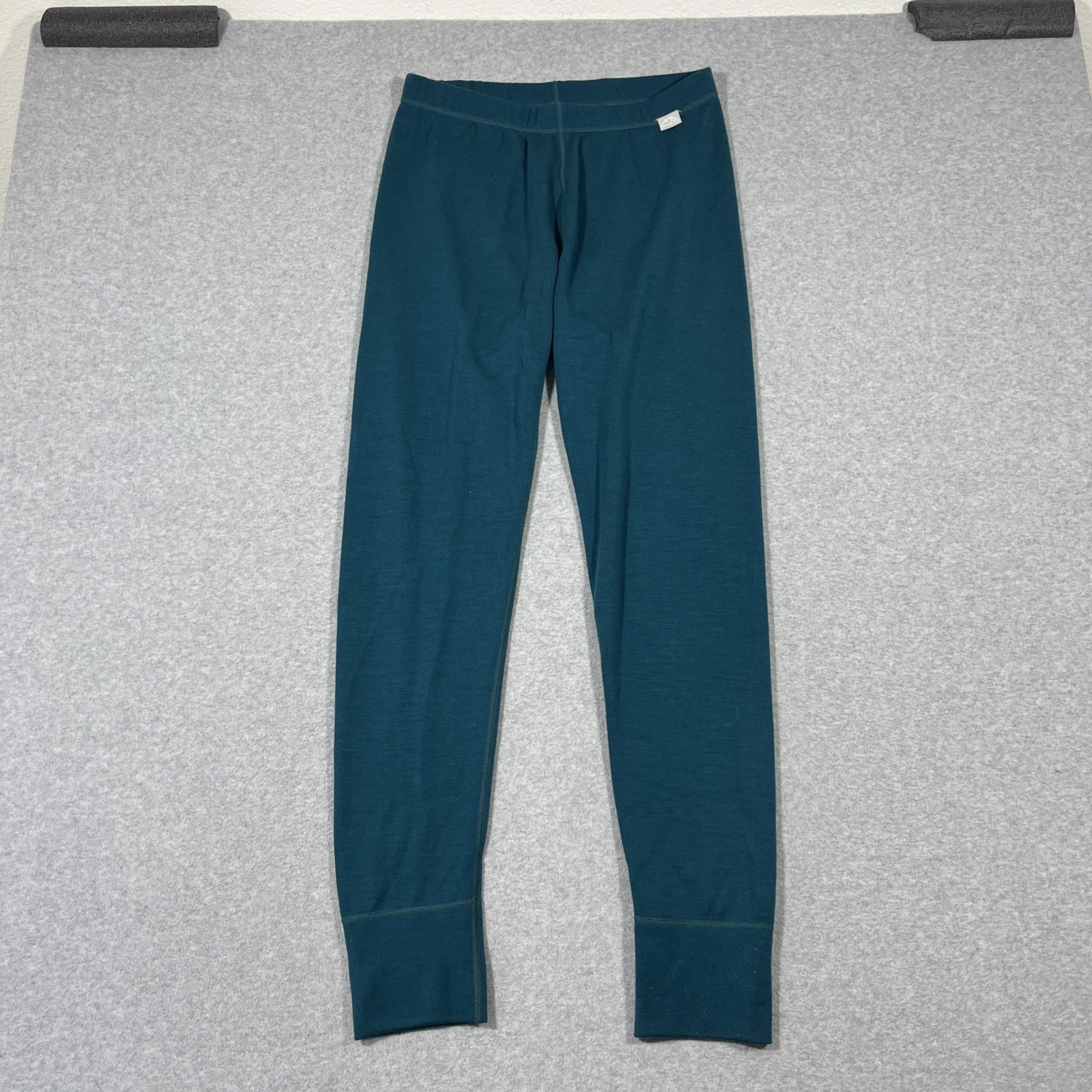 NWT Merino Tech Pants 320 Womens Sz L Blue Merino Wool Baselayer Hiking Outdoor