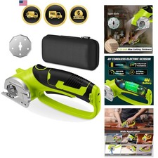 Tijeras Eléctricas Inalámbricas, Cortador de Caja Recargable 4V y Cortador de Cartón con...