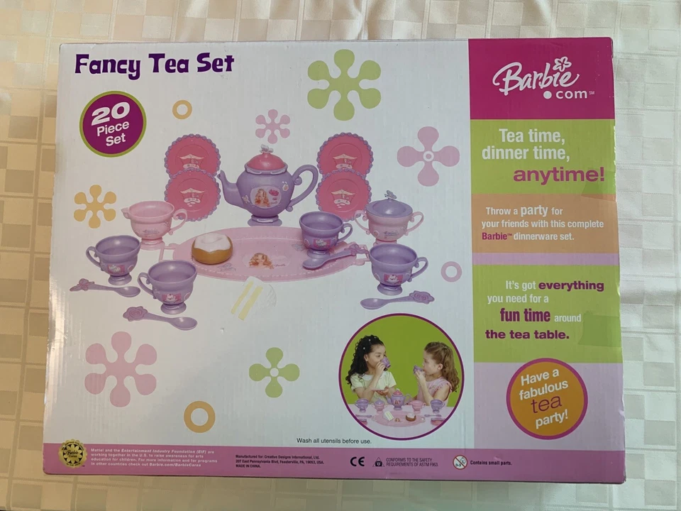 Barbie Juego de Té de Lujo de 20 Piezas Nº 81403 Con 4 ajustes de lugar Foto 3 de 3