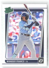 2021 Panini Donruss Optic Wander Franco Rated Prospect Holo #RP1 RC Rays