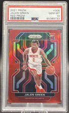 2021-22 Panini Prizm Jalen Green #306 Red Prizm /299 (RC) 🔥