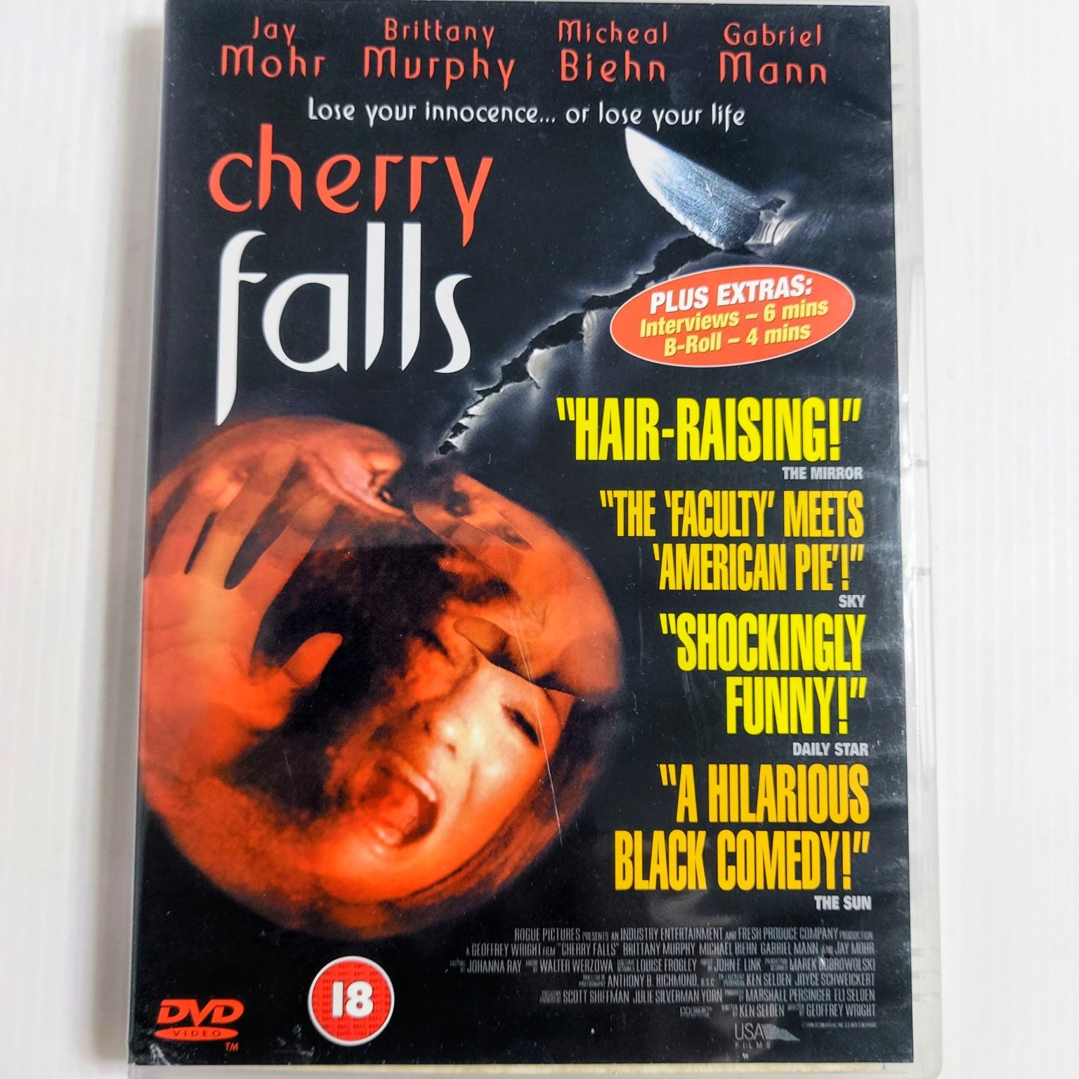 Cherry Falls DVD 2000 Brittany Murphy Jay Mohr PAL Region 2 Horror Thriller