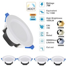 10-40 Pack 4Inch 3CCT LED Recessed Ceiling Light Built-in driver 85-265V USA