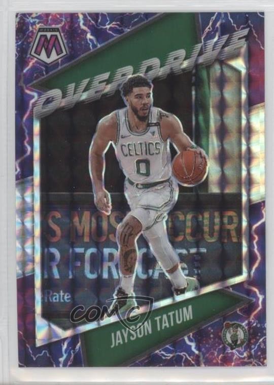 2020-21 Panini Mosaic Overdrive Jayson Tatum #12
