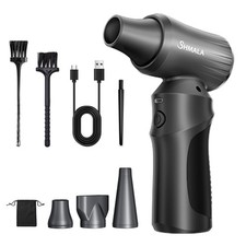 Electric Compressed Air Duster, 300000 RPM Super Powerful Cordless Air Blower...