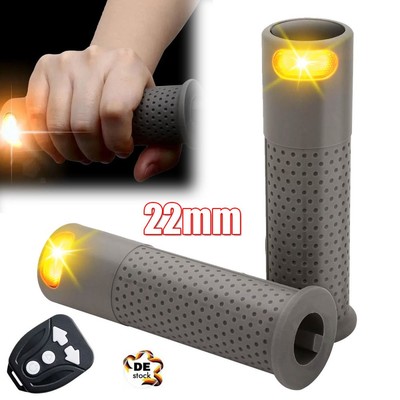 2x E Scooter Blinker mit Griff Blinklicht Roller Griff Licht Warnlicht Rücklicht