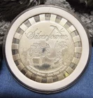 1oz .9999 SilverTown Poker Chip