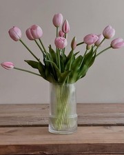 Real Touch Tulips Artificial Flowers Latex Faux Tulip Realistic Fake Tulips F...