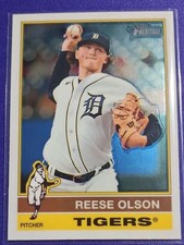 2025 Topps Heritage - Chrome #409 Reese Olson Near Mint