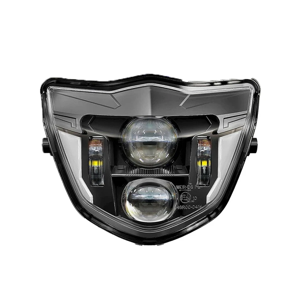 Conjunto de faros LED con haz alto/bajo DRL para Yamaha 2013-2023 YZ-85 / YZ-125 Foto 2 de 4