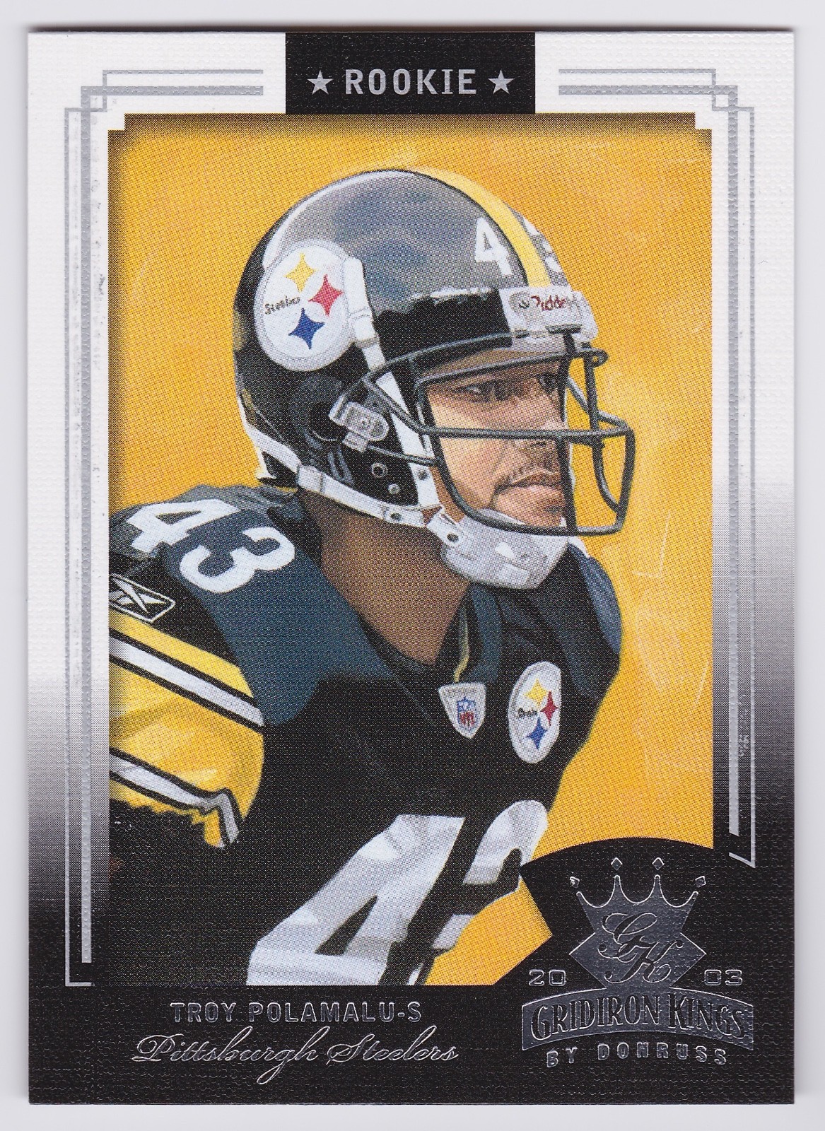 Troy Polamalu Donruss Gridiron Kings #149 Base